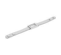 SHERCHPRY Glass Photo Bracelet Picture Holder Openable Rectangular Glossy Photo Box Square Glass Bracelet Chain Leather Wristband Jewelry Making Women Men