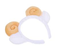 SHERCHPRY Goat Horn Plush Headband for Cosplay Cute Sheep Ears Hair Hoop for Parties and Celebrations Soft Lightweight Accessory for Women and Men Fun Headwear for Festivals and Events