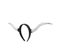 SHERCHPRY Gothic Horn Headband for Halloween Lightweight Antelope Horn Hair Ornament Comfortable Party Accessory for Cosplay Festivals Masquerade Celebrations