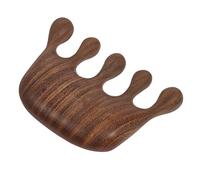 SHERCHPRY Green Sandalwood Massage Comb Wooden Massage Comb Wide Tooth Design for Scalp Treatment for Home Travel Use Helps Reduce Dandruff and Dry Scalp Issues