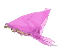 SHERCHPRY Gypsy Belly Head Scarf in Light Purple, Ethnic Tribal Women’S Dance Accessory with Decorative Coins, Festival Hair Bandana for Costume and Fortune Teller Use
