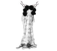 SHERCHPRY Halloween Floral Headband Costume Veil Reindeer Hairpiece Carnival Party Accessory