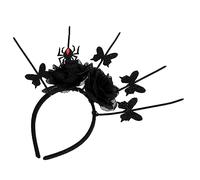 SHERCHPRY Halloween Spider Headband Gothic Rose Hair Accessories for Women Day Dead Party Cosplay Spider Headband Costume