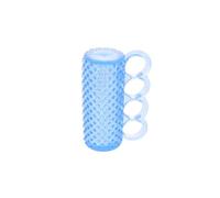 SHERCHPRY Hand Grip Exerciser for Rehabilitation Therapy - Four-hole Finger Strengthener Grip Trainer for Seniors, Blue Rehab Hand Exercise Device for Stroke