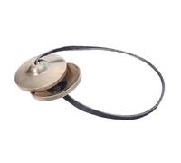 SHERCHPRY Handcrafted Nepalese Tingsha Cymbals Calming Bell for Meditation Yoga Mindfulness Practices Metal Construction with Rich Resonant Sound for Feng Shui Decor and Sound Healing