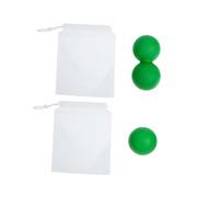 SHERCHPRY High-Grade TPE Material Muscle Massage Ball Relief Plantar Deep Tissue Back Body Massage Balls Portable Peanut Shape Massager