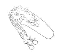 SHERCHPRY Hip Hop Punk Tassel Waist Chain with Thorn Pendant Unique Multi Body Accessories for Jeans Stylish Trousers Waist Chains for Men and Women Edgy Fashion Statement
