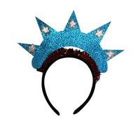SHERCHPRY Independence Day Headband for Women Patriotic of July Hair Accessory Unique Glitter Design Versatile for Various Hairstyles Durable Comfortable for Memorial Day Celebrations