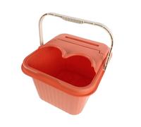 SHERCHPRY Knee Foot Bath Soaking Tub Lid Deep Massage Points Plastic Household Spa for Home Use Square Foot Bath Basin