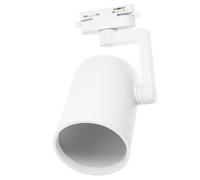 SHERCHPRY LED Spot Light Fixture White Iron Track Lighting Head with E27 Screw Base Easy Installation Compatible with Par30 LED Bulbs for Indoor Accent Lighting and Ceiling Rail Lights