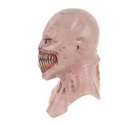 SHERCHPRY Lifelike Evil Devil Mask Prop for Halloween Breathable Horror Mask with Movable Mouth for Stage Performance Cosplay and Party Decorations Durable Latex Design for Maximum Scare
