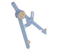 SHERCHPRY Lightweight Multifunctional Maths Compass Protractor for Technical Drawing the Go Use, Blue Plastic Drafting Tool for Artists and Engineers