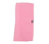 SHERCHPRY Makeup Brush Bag Rolling Wrap Bag Portable Cosmetic Storage Case Pouch Holder for Travel Use in Hotel Pink