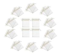 SHERCHPRY Mesh Bags Small Organza Bags Drawstring Pouch 12X9Cm for Craft and Candy