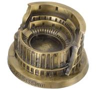 SHERCHPRY Metal Roman Colosseum Model and Simple Elegant Style with Delicate Craftsmanship Decorative Ancient Architecture Sculpture Adds for Home Decor, for Family Gathering Or Dating