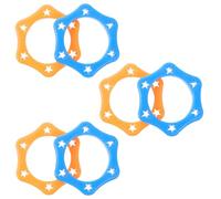 SHERCHPRY Microphone Protection Ring Anti-roll 6pcs Silicone Six-corner