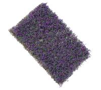SHERCHPRY Miniature Purple Flower Cluster Model for Model Train Landscape, DIY Artificial Grass Tuft, Tiny Vegetation for Railroad Scenery and Miniature Gardening Decor
