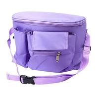 SHERCHPRY Multifunctional Stroller Hanging Bag for Stroller and Cart Handle, Purple Oxford Fabric with Multi-Pocket Compact Hanging Design, Space Saving Storage Solution for Walks