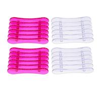 SHERCHPRY Nail Art Pen Rack Manicure Penholder 4pcs Rose Red Storage Stand 5 Compartments Nail Salon Supplies