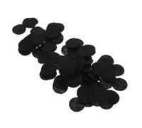 SHERCHPRY Non-woven Fabric DIY Hair Pin Accessories 400pcs 25mm Black round Pads for Handmade Headwear and Hair Clip Crafting Supplies