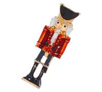 SHERCHPRY Nutcracker Brooch Retro Decor Vintage Decor Decorative Pin Clothes Pin Lapel Pin Vintage Nutcracker Soldier Brooch Decorative Brooch Shawl Pin Cute Zinc Alloy Child Cardigan,