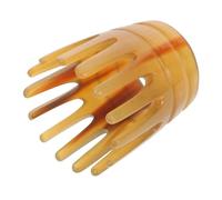SHERCHPRY Ox Horn Scalp Massage Comb for Women Men Acupoint Stimulation Hair Scalp Massager Brush Anti-Static Guasha Scraping Tool for Exfoliating and Dandruff Control Natural Horn Grooming