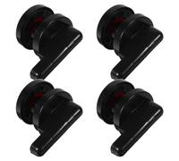 SHERCHPRY Plastic Partition Door Lock Wear-Resistant Nylon Lock with Red Green Indicator 4pcs Rustproof and Anti-oxidative for Bathroom Bathroom for Public Toilet and Offices