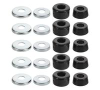 SHERCHPRY Plastic Roller Skate Shock Absorber with Central Cylindrical Bushings for Skateboard and Roller Skate Trainers Replacement Parts for Trucks Easy DIY Installation and Enhanced Ride