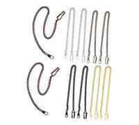 SHERCHPRY Pocket Watch Chains 10 Pcs Alloy Vintage Watch Hanging Chains Retro Classic 37.5cm Practical DIY to Prevent Loss