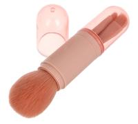 SHERCHPRY Portable Makeup Brush Set for Women Pink Color Includes Blush Powder and Eyeshadow Brushes Cover for Travel and On-the-Go Use