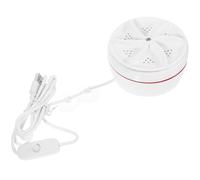 SHERCHPRY Portable Mini Washing Machine 30W USB Turbo Washer for Travel, Apartment, Dormitory RV Use - Compact Portable Laundry Machine for Sink Power Switch, Small Smart Washer for Home and