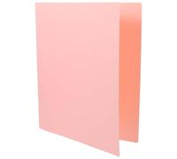 SHERCHPRY Portable Multi-Function File Folder Organizer 4-Hole Ring Binder with Corner Flap Pink Pp and Metal Material Creative Design for Personal Displays and Schools