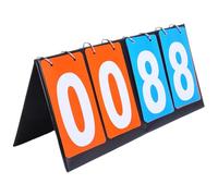 SHERCHPRY Portable Sports Scoreboard with Numbers and Simple Operation, Professional Score Keeper for Basketball and Football Games, Lightweight Cloth and Metal Board, for Sports Events