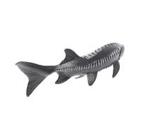 SHERCHPRY Realistic Chinese Sturgeon Fish Model, Simulation Marine Animal Figurine for Science Education and Ocean Life Learning, Miniature Sea Creature Ornament for Home Decor
