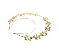 SHERCHPRY Retro Headband Handmade Bridal Hair Band Vintage Photo Prop Head Wear Golden Style for Wedding Occasions