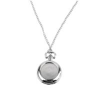 SHERCHPRY Retro Pocket Watch Necklace Vintage Silver Pendant Classic Men’s Medium Size Creative Family Vintage Pocket Watch