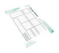 SHERCHPRY Reusable Weekly Planner Whiteboard Sticker with Self Adhesive PVC Material, Removable and Resists Daily Wear, for Family Communication Board and Home Use