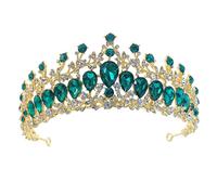 SHERCHPRY Rhinestone Crown Hair Accessory for Wedding Guest Bride Tiara Prom Queen Princess Fashion Headwear