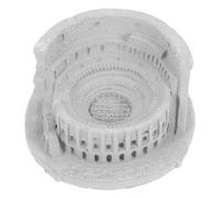 SHERCHPRY Roman Colosseum Intricate Sculpture Plaster Essential Oil Diffuser with Compact Passive Diffusion Aromatherapy Sauna Accessory in Roman for Living Rooms the Go
