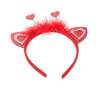 SHERCHPRY Romantic Valentine Day Heart Headband Glittery Hair Band for Women Festive Accessories for Cosplay Parties Special Occasions Eye Catching Design for Sweet Memories
