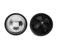 SHERCHPRY Rubber Garbage Disposal Stopper with 3-point Clip Splash Guard and Stainless Steel Sink Plug for Kitchen Food Waste Disposer Compatible with 86/87mm Sink Disposal