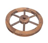 SHERCHPRY Rustic Wagon Decor Wooden 13.8 Art Wheel Vintage Inch Wall