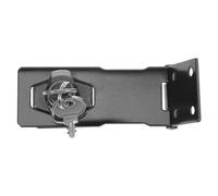 SHERCHPRY Shed Latch Padlock Lock Hasp Stainless Steel Iron Quick Installation Versatile Application Sleek Modern Glossy Finish for Filing Cabinets and Cabinet Doors