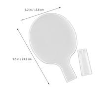 SHERCHPRY Silicone DIY Mold for Table Tennis Racket Creative Crystal Epoxy Resin Mold for Handmade Ornaments for Crafting and Jewelry Making