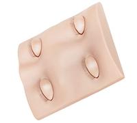 SHERCHPRY Silicone Eyelash Practice Model Realistic Reusable Eyelids for Lash Extension Training for Beauty Schools and Professionals Flexible Mannequin Head for Makeup Practice