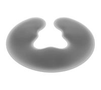 SHERCHPRY Silicone Face Massage Pillow Soft U-Shaped Headrest Cushion for Beauty Salon Spa Massage Table Hole Pillow Skin Care Support for Women Travel Bed Gray