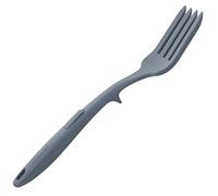 SHERCHPRY Silicone Flexible Fork Pasta Server Fork Spaghetti Fork Blending Fork Cooking Fork for Mixing Ingredients Mashes Food Whisks Eggs Blue