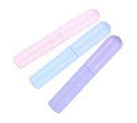 SHERCHPRY Silicone Lip Brush Wands 3pcs Portable Round-ended Lipstick Concealer Applicator for Women on The Go