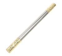 SHERCHPRY Silver Metal Ballpoint Pen Cloud Pattern, Brass Signature Pen for Office, Business, Students and Teachers, Smooth Black Ink Writing