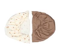 SHERCHPRY Soft Cotton Changing Pad Cover Retains Shape and Softness for Nursery 2pcs Breathable and Washable Material that Prevents Rolling or Shifting Suitable for Parents and Families